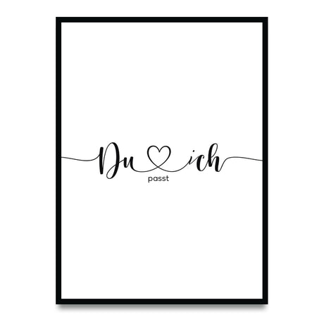 Du, ich, passt - Poster