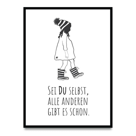 Sei du selbst, alle anderen gibt es schon – Poster
