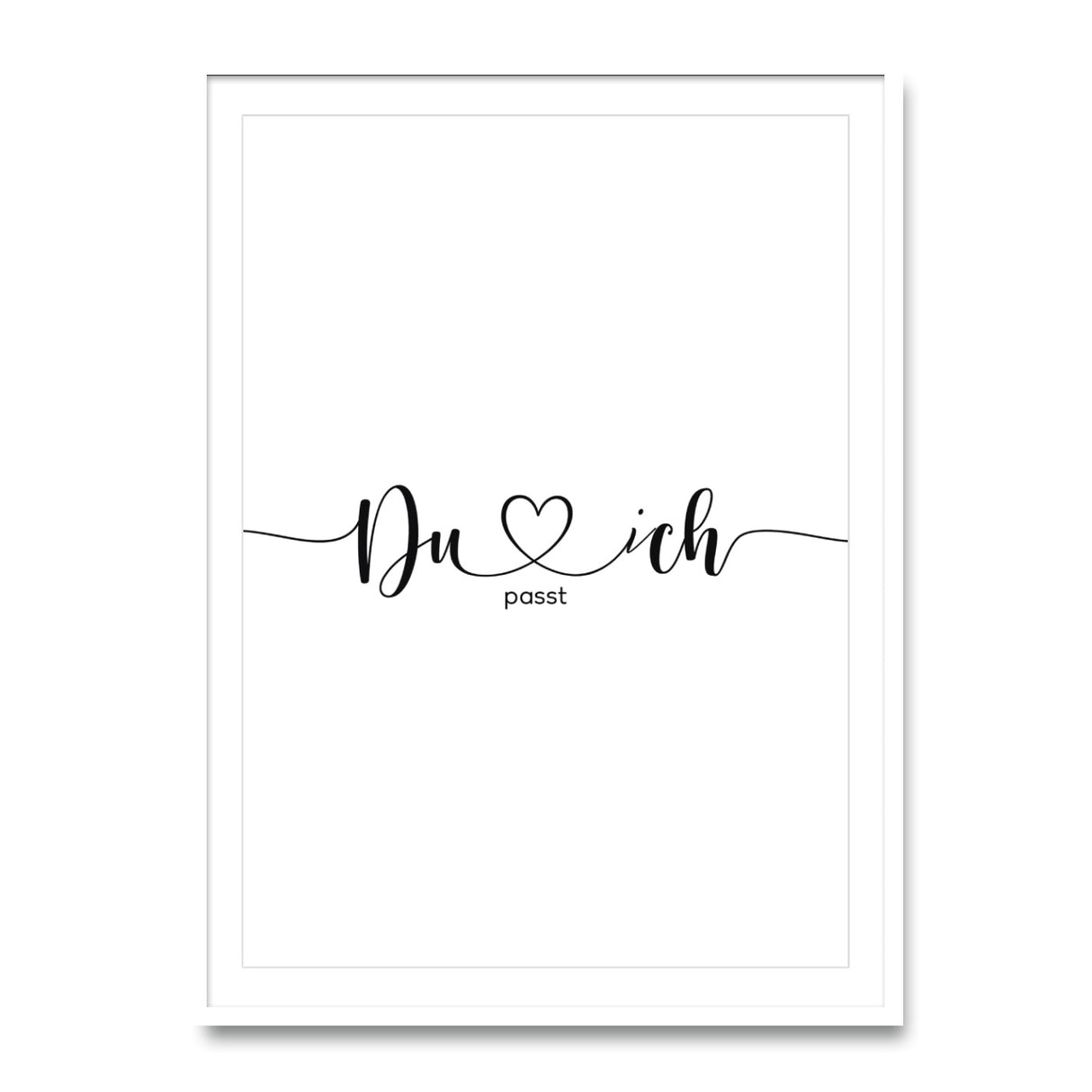 Du, ich, passt - Poster