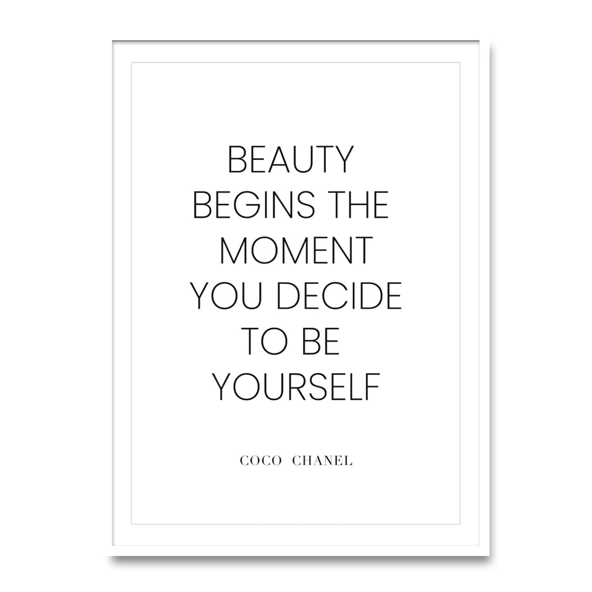 Coco Chanel – Poster