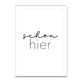 Schön hier – Poster