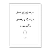 Pizza Pasta and Vino – Poster