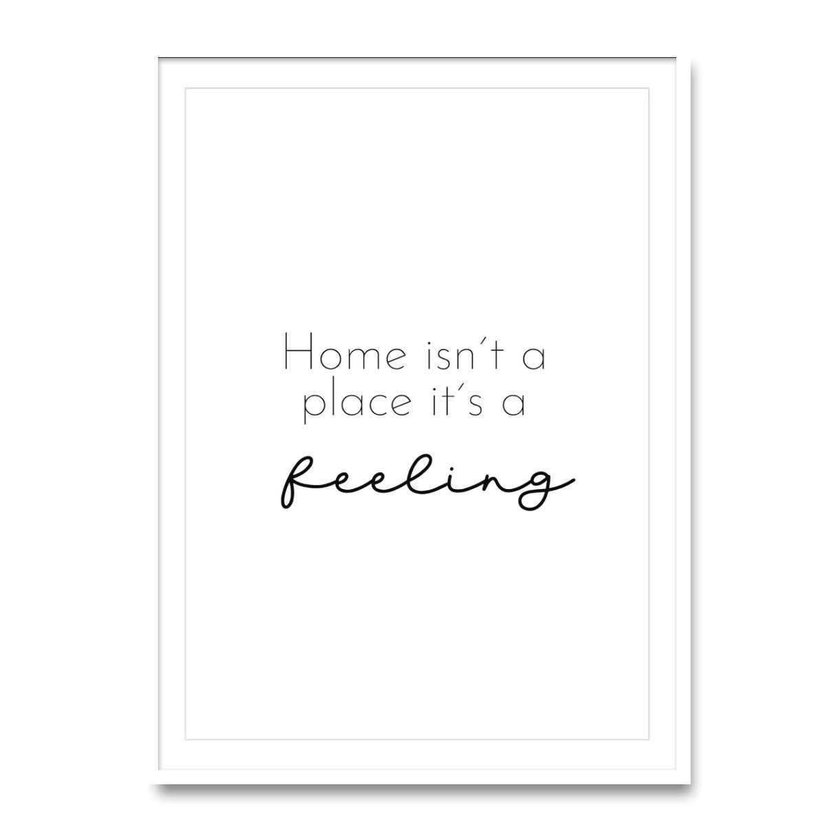 Home isn't a place – Poster