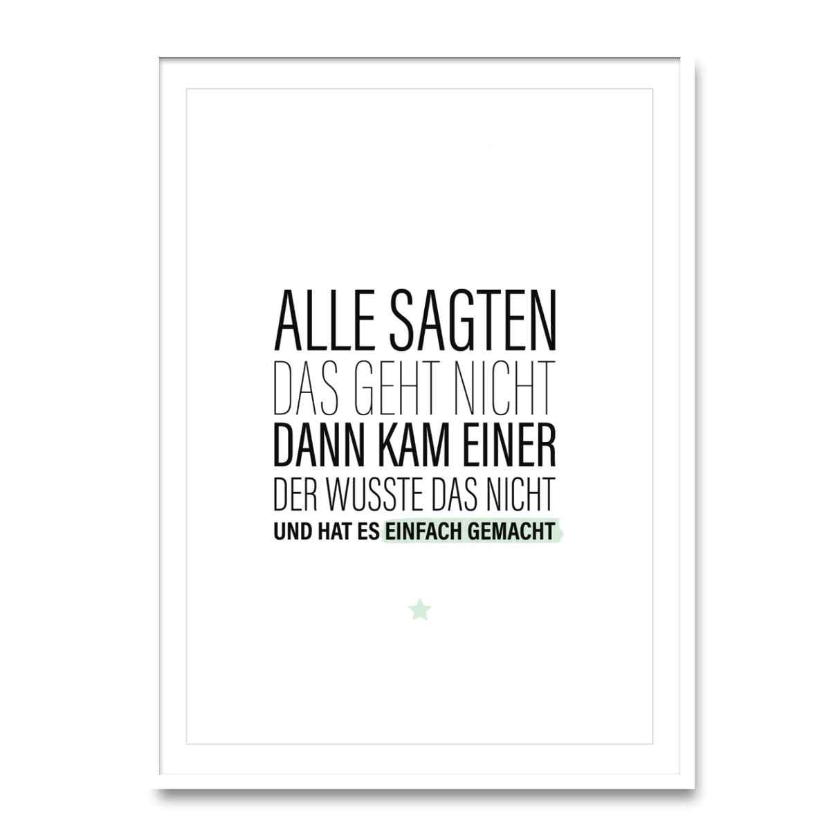 Alle sagten das geht nicht – Poster