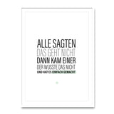 Alle sagten das geht nicht – Poster