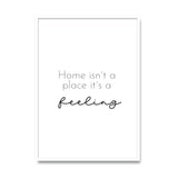 Home isn't a place – Poster
