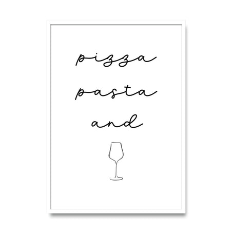 Pizza Pasta and Vino – Poster