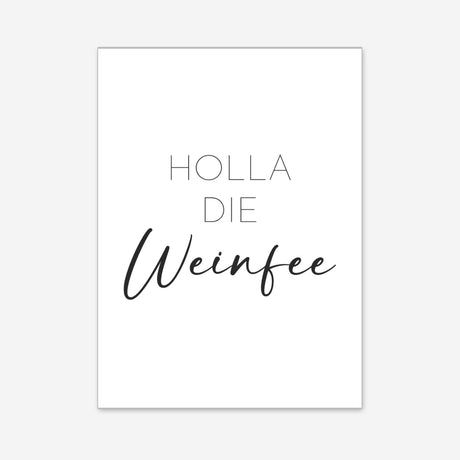 Holla die Weinfee – Poster