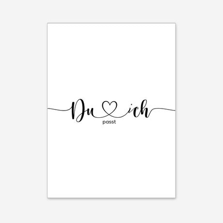 Du, ich, passt - Poster