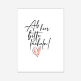 Ab hier bitte lächeln – Poster