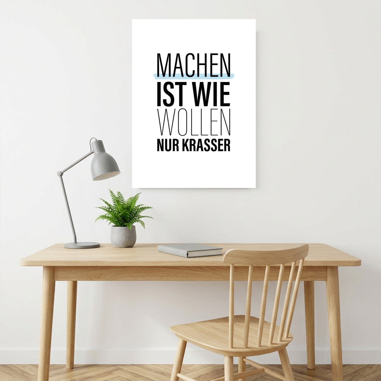 Machen ist wie wollen, nur krasser – Poster