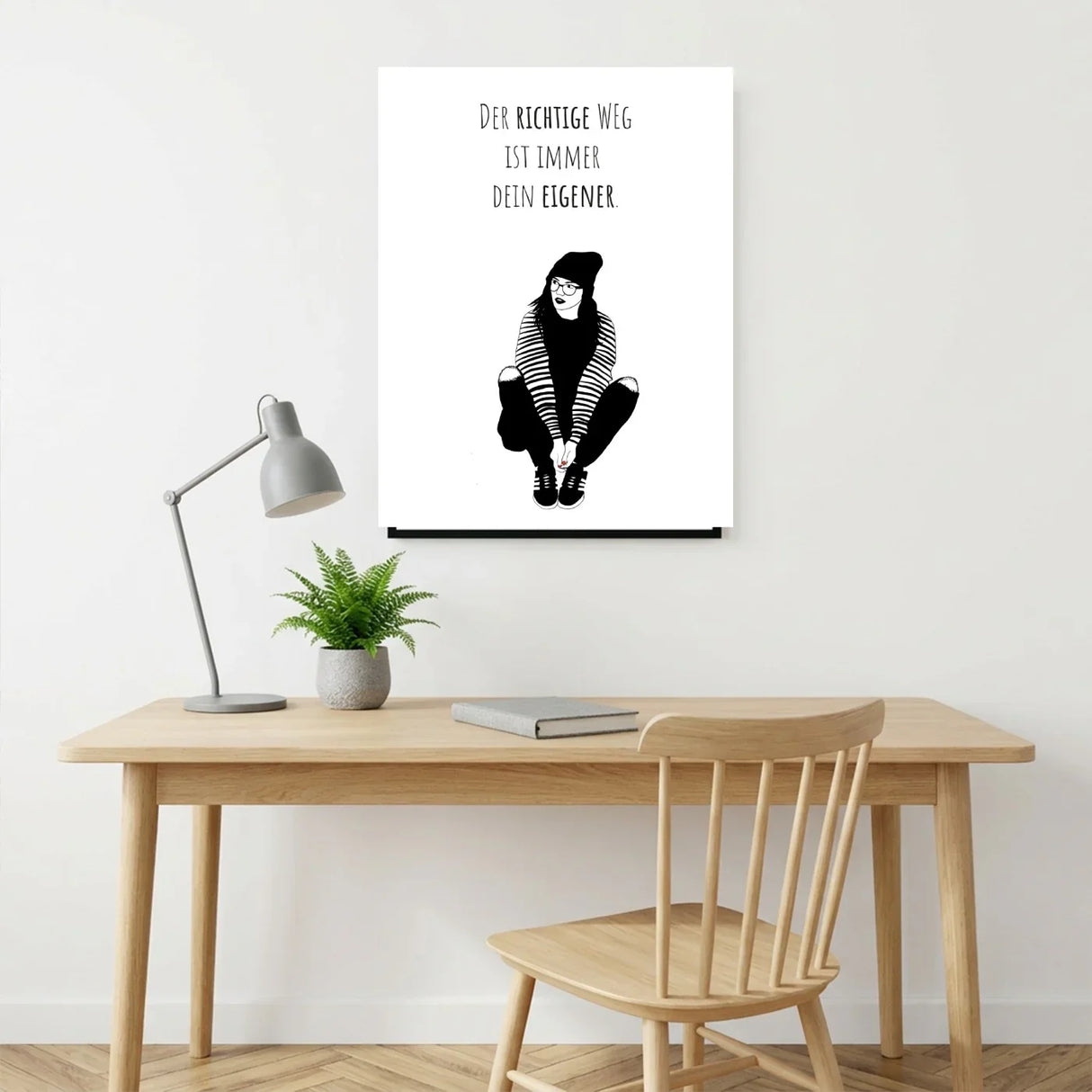 Der richtige Weg ist immer dein eigener Poster kaufen | Ulrike Wathling