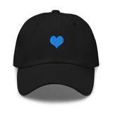 Cap Herz blau one size