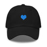 Cap Herz blau one size