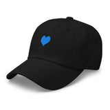 Cap Herz blau one size