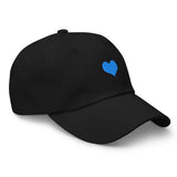 Cap Herz blau one size