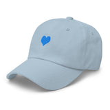 Cap Herz blau one size