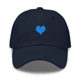 Cap Herz blau one size