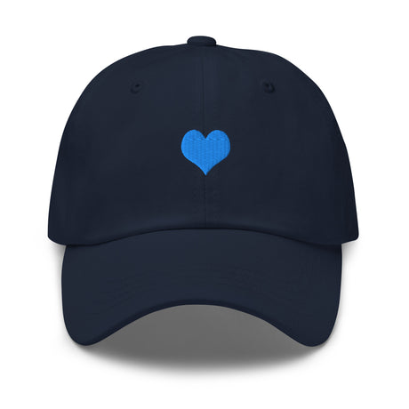 Cap Herz blau one size