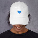 Cap Herz blau one size