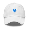 Cap Herz blau one size