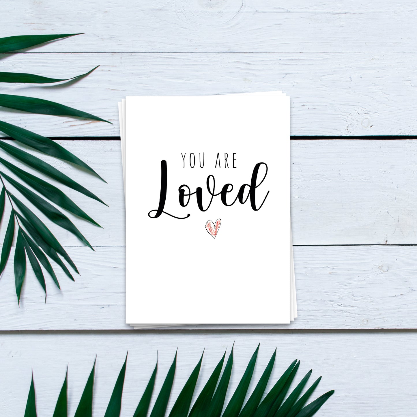 You are loved - Postkarte