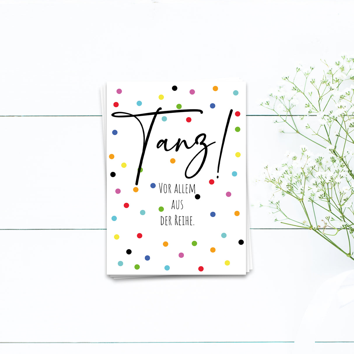Tanz! Vor allem aus der Reihe - Postkarte