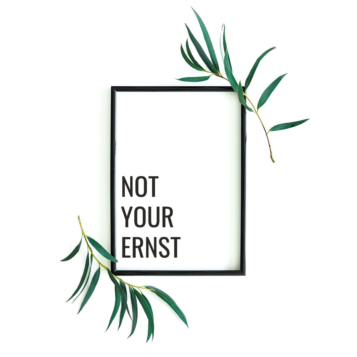 Not your ernst - Poster