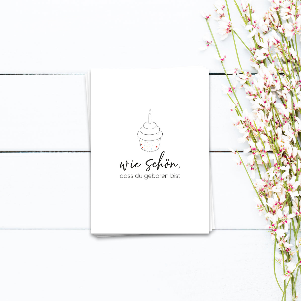 Wie schön, dass du geboren bist - Postkarte
