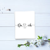 Du, ich, passt - Postkarte
