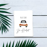 Alles Liebe zur Hochzeit - Postkarte