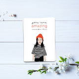 You are amazing - Postkarte
