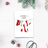 Christmas is coming - Postkarte