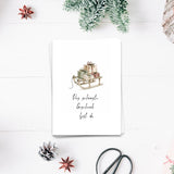 Das schönste Geschenk bist du - Weihnachtskarte