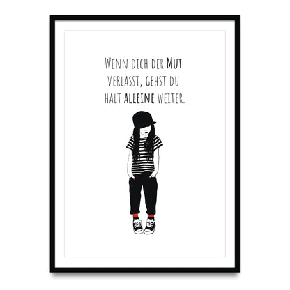 Wenn dich der Mut verlässt - Poster