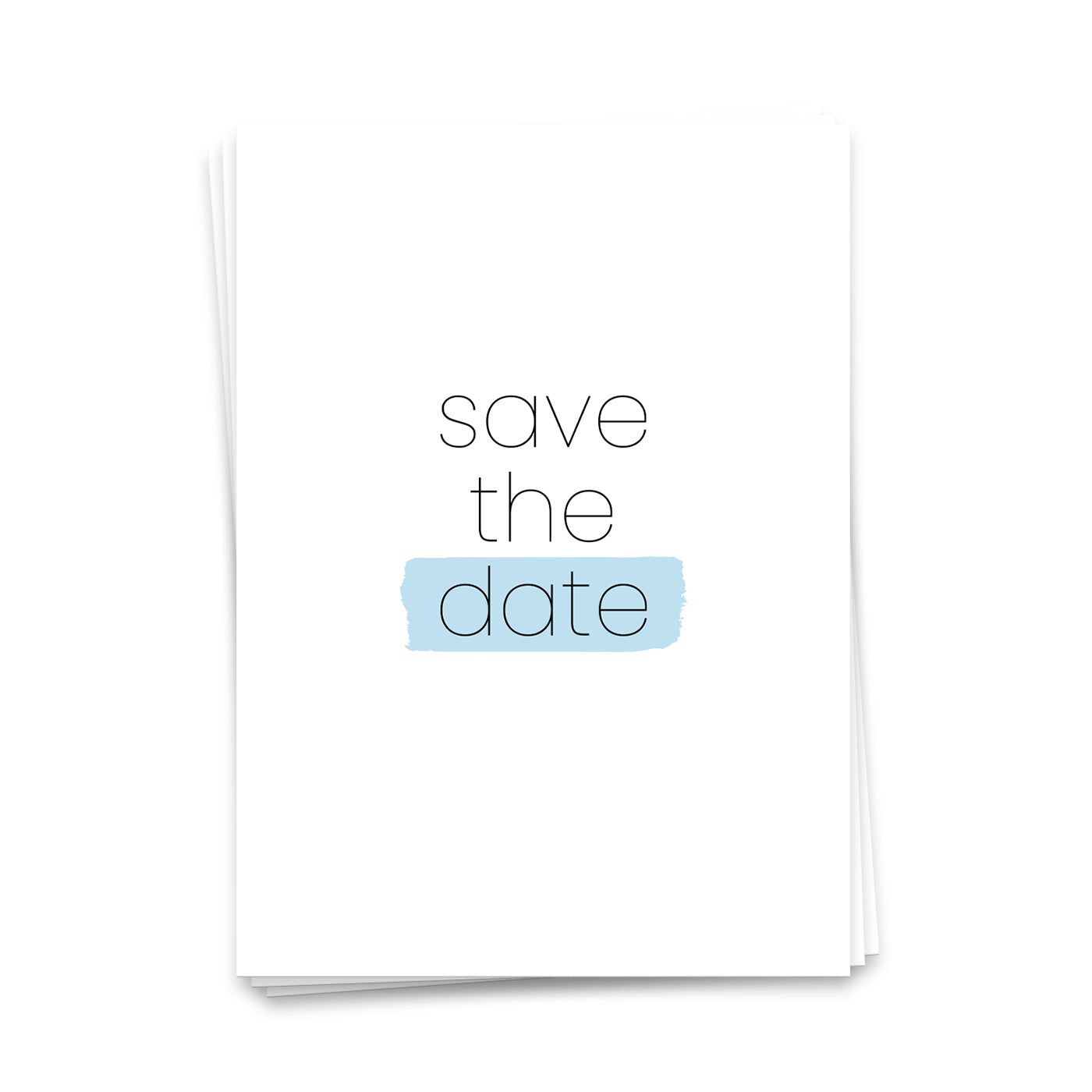 Save the date 1 - Postkarte