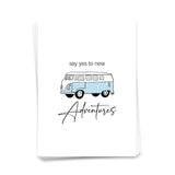 Say yes to new adventures - Postkarte