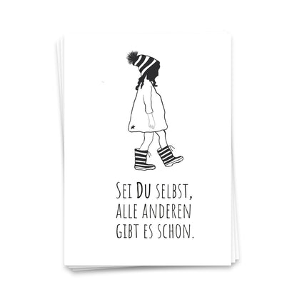Sei du selbst, alle anderen gibt es schon - Postkarte
