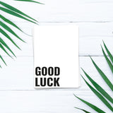 Good Luck - Postkarte